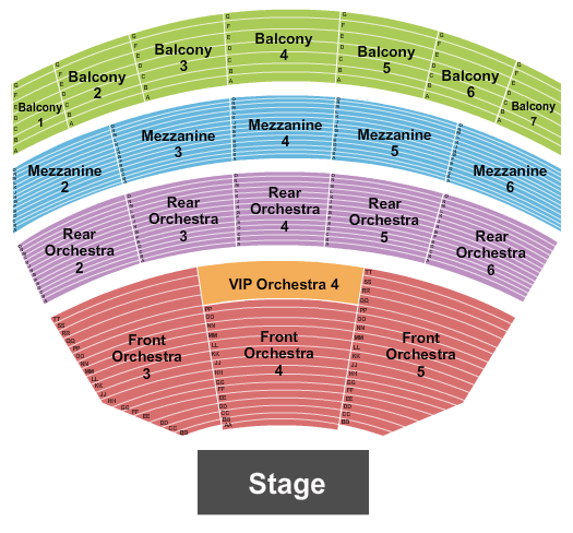 The Theatre Carrie Underwood Seating Chart
